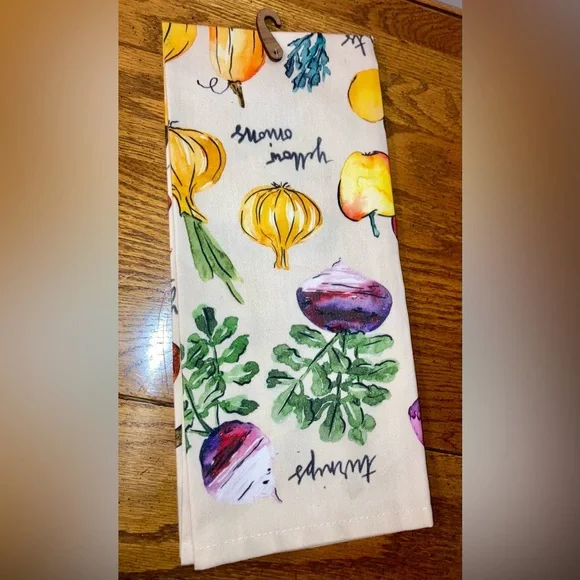 Veggie  Stand Kitchen Kitchen Towel NWT - Picture 3 of 3